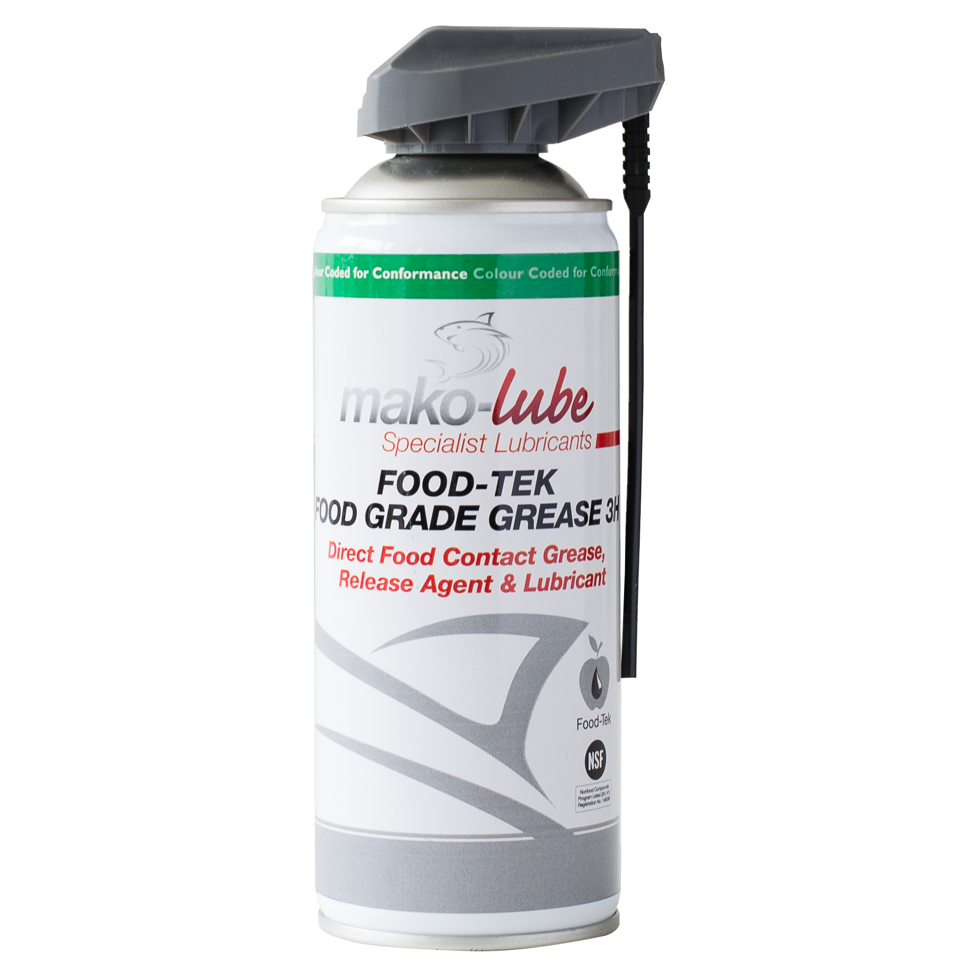3H Grease Spray FoodTek (400ml box of 12) Hydraulic Megastore