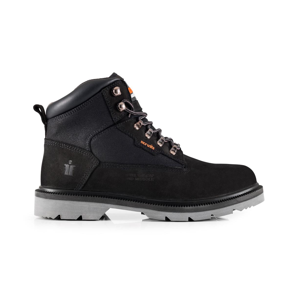 womens black safety boots
