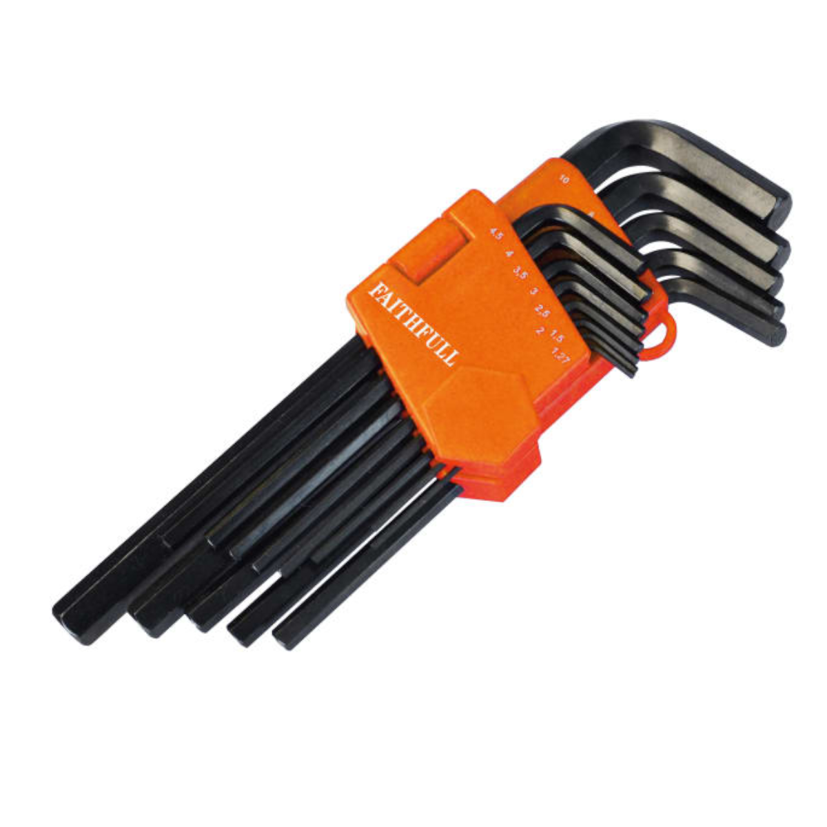 Long Arm Hex Key Set of 13 Metric (1.310mm) Hydraulic Megastore