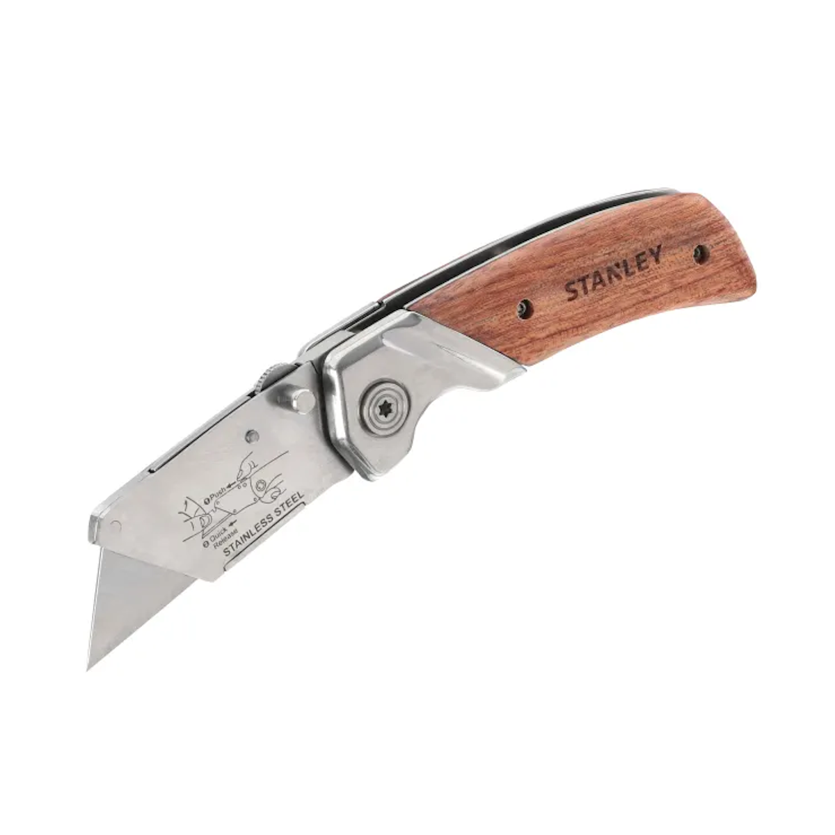 Folding Pocket Knife with Wooden Handle Hydraulic Megastore