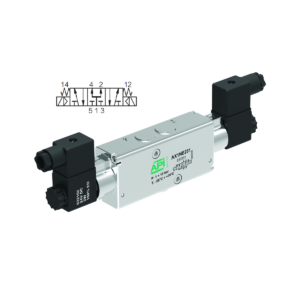 5/3 Pressurised Centres Intrinsic Safety Ex ia Inline NAMUR 1/4" Valve Interface (Electrically Operated)