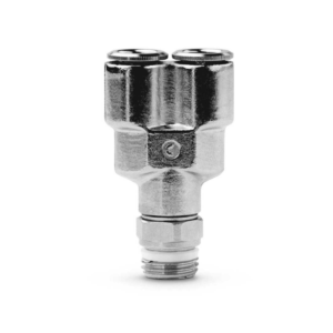 Push in Fitting Fixed Y Connector M5 Thread