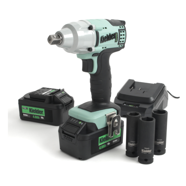 Kielder KWT 002 08 18v 1 2 Impact Wrench 2 x 4.0Ah Li Ion