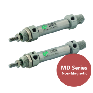 MD Series Pneumatic Double Acting Cylinder ISO 6432 (Non Magnetic)