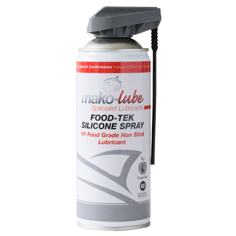 Mako lube food tek silicone spray