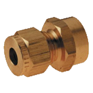 Imperial Brass Stud Coupling With BSPP Female Thread