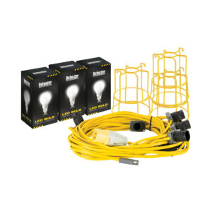 Defender 22M LED Festoon Kit With Replaceable Bulbs 110v 8000 Lumens