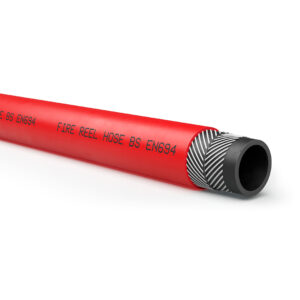 1 Fire Reel BS EN694 Hose Red 12 Bar WP (30 Metre Length)