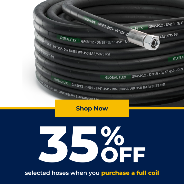 35% off selected hoses when you purchase a full coil - shop now