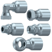 One Piece BSP - BSPT Fittings