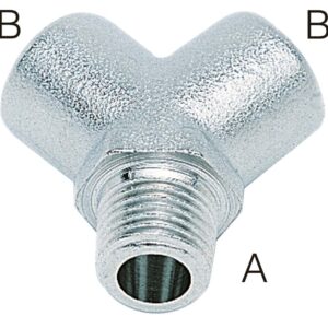 Equal Y Piece BSPT Male / BSPP Female