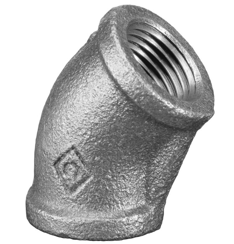 M155G 3/4 GALV MI 45 DEG ELBOW