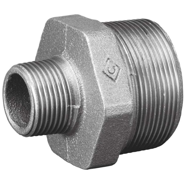 M145G 1.1/2X1.1/4 GALV MI HEX NIPPLE REDUCING